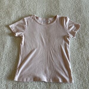 Brandy Melville Light Pink Crop Top